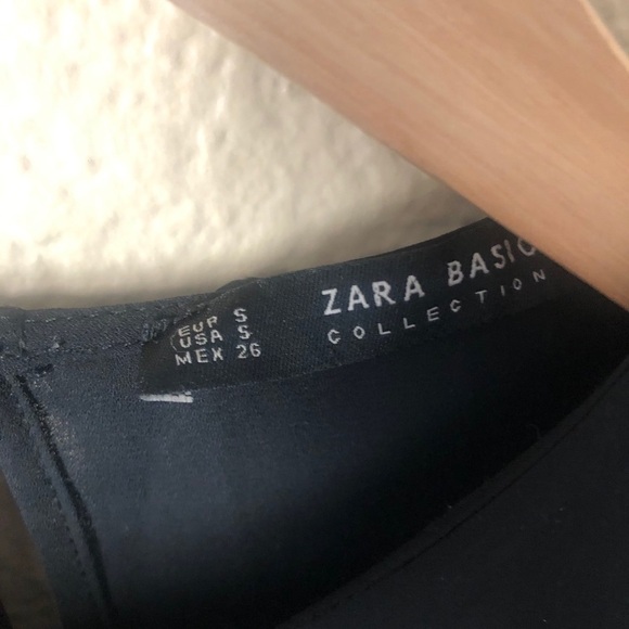 Zara Double Frill Embroidered Blouse - Picture 7 of 8